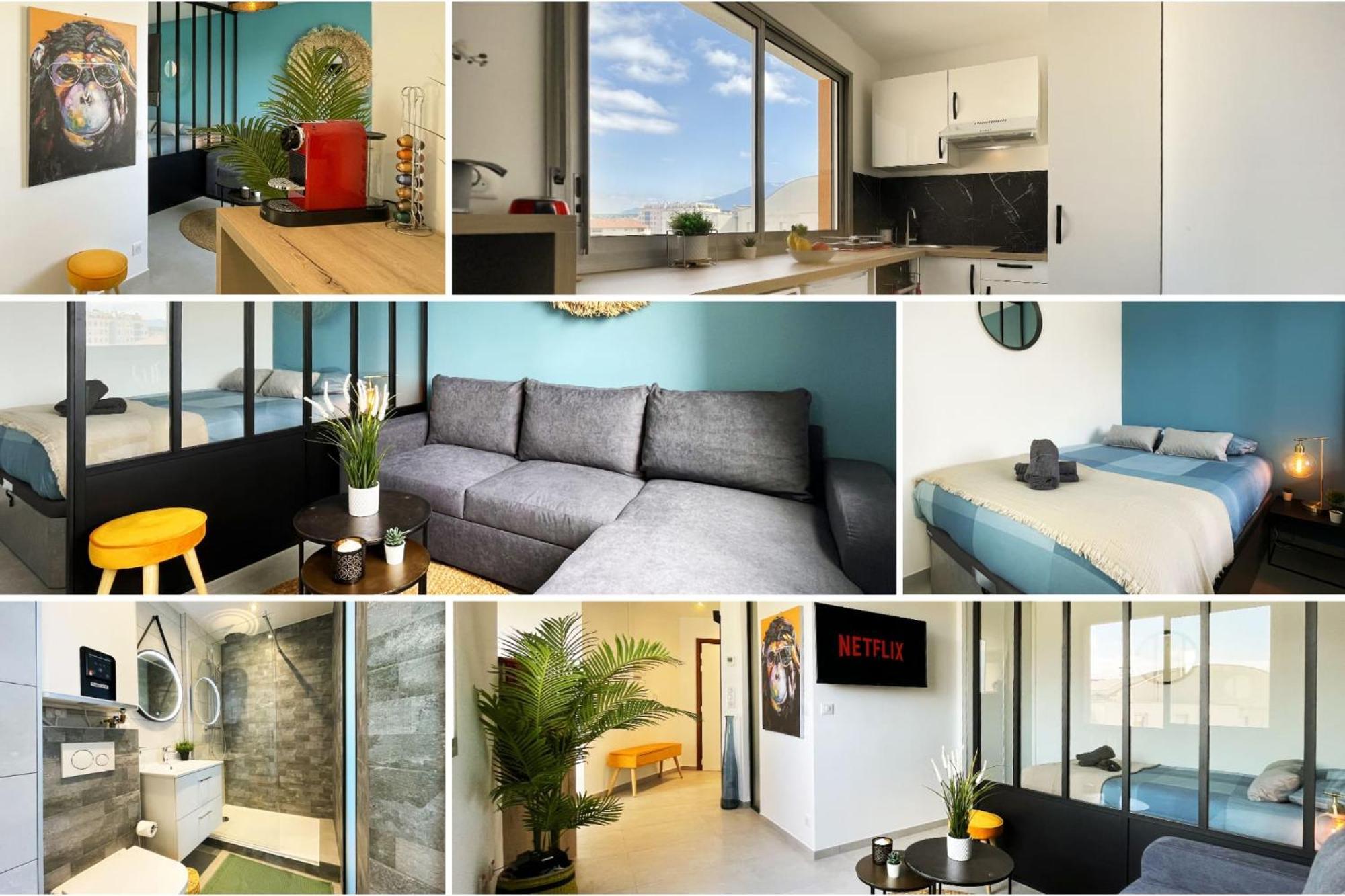 HOMEY SUPERCHILL - Appartement moderne et tout équipé - Netflix et WiFi inclus - Situé en Hyper-centre - Proche Genève Annemasse Exterior foto